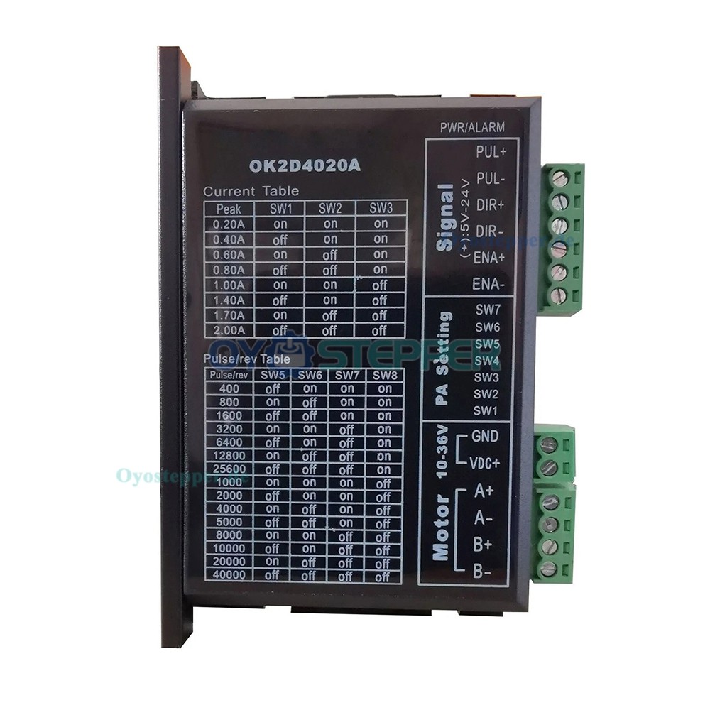 Digitaler Schritttreiber 0,2-2A 5-24 VDC für NEMA 8, NEMA 11, NEMA16, NEMA17 Schrittmotor